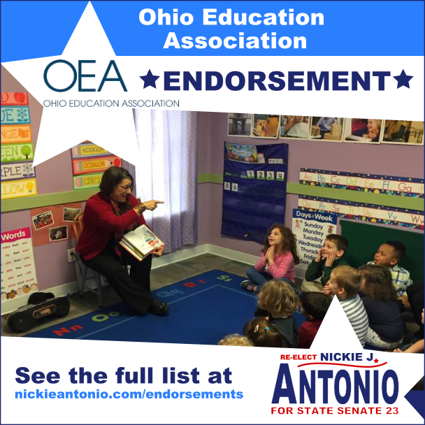 Ohio Education Association endorses State Senator Nickie J. Antonio in 2022 